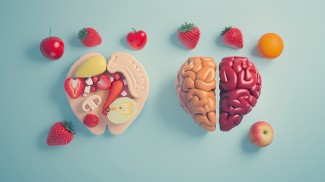 Des cerveau faits d'aliments