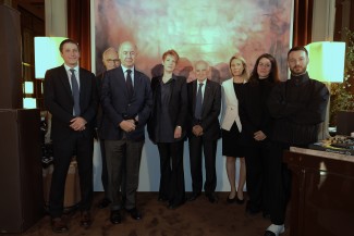 1.	Mehdi Touat, François Henrot, Serge Weinberg, Natacha Polony, Gérard Saillant, Stéphanie Debette, Rebecca-Lamarche-Vadel, Oliver Beer