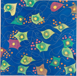 Représentation artistique des neurones. Crédit : Odra Noël. 